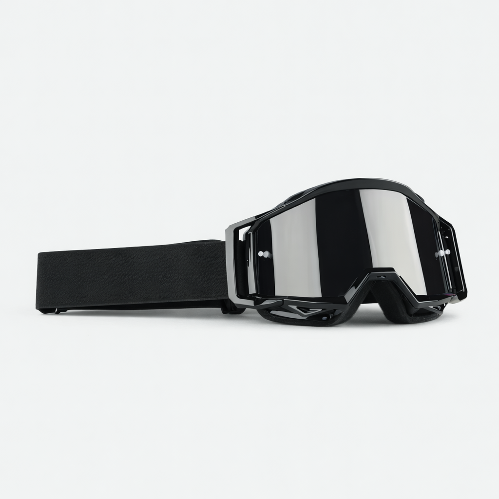 Snow goggles for skiing and snowboarding – Black ski goggles with UV protection